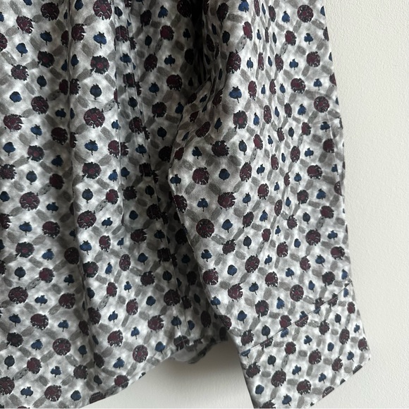 Bugatchi Abstract Print Button-Up Shirt - Picture 6 of 11